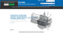Desktop Screenshot of piecesfrigo.com