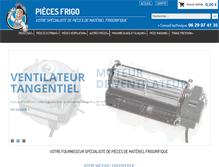 Tablet Screenshot of piecesfrigo.com